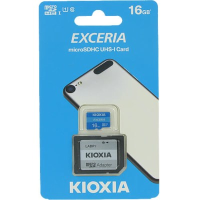 Kioxia Exceria MicroSDHC UHS-I Card 16GB