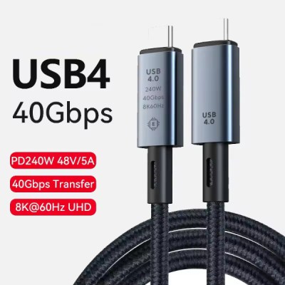 Câble USB 4.0 Type-C PD240W De 2M - RS-TCTC2M