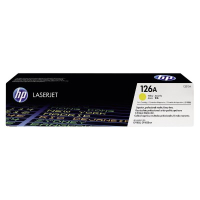 HP 126A (CE312A) - Jaune (Original)