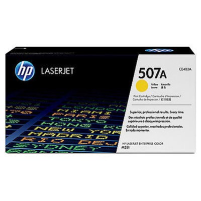 HP 507A (CE402A) - Jaune (Original)