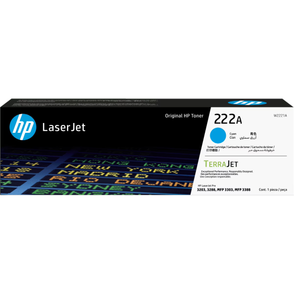HP 222A (W2221A) Cyan