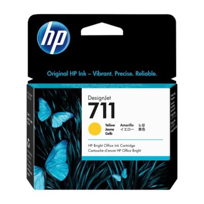 HP 711 Jaune (CZ132A)