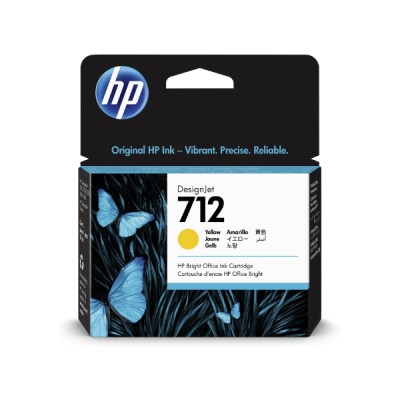 HP 712 Jaune (3ED69A)