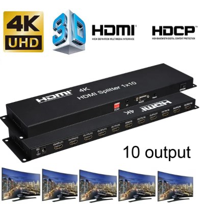 SPLITTER HDMI 4K 1X10 RS-SHD1X10