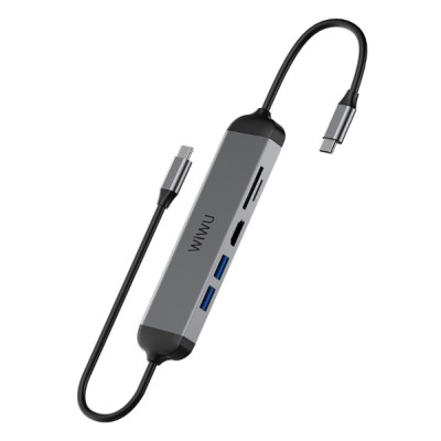 WIWU ALPHA 5 IN 1 USB-C HUB A521H