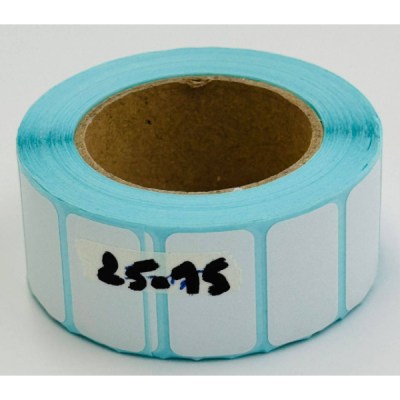 Papier Ruban Thermique 25x15mm (Vendu par 1 Rouleaux de 1000 étiquettes)