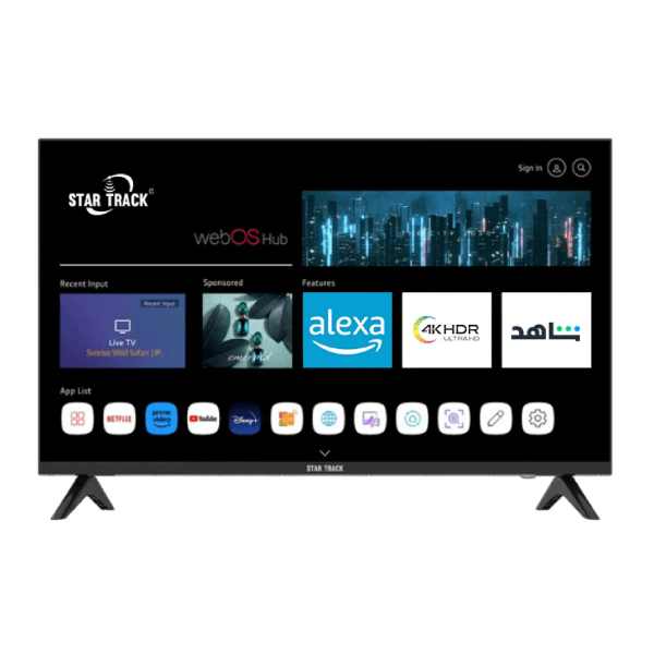 Téléviseur Star Track Smart TV 4K 60" ST60K-LG1200WEB