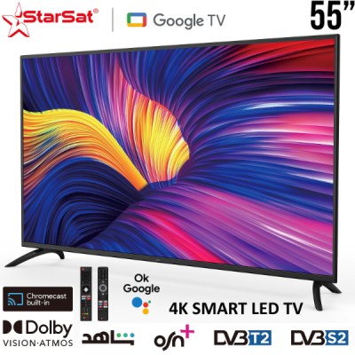 Téléviseur StarSat Google TV 4K 55" 55GO4TSM