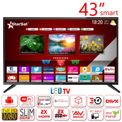Téléviseur StarSat Smart TV 43" 43TSM48