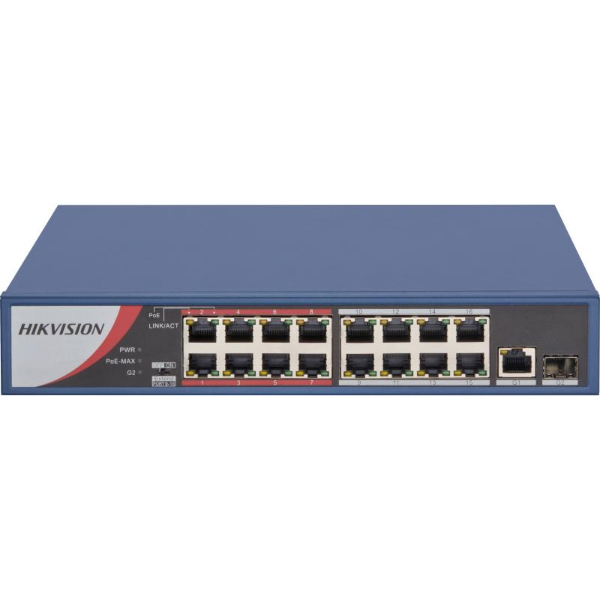 HIKVISION SWITCH 16 PORTS DS-3E0318P-E/M 5mp