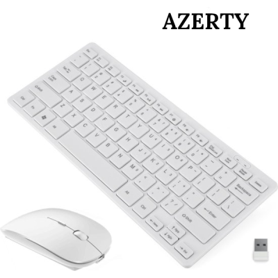 Clavier + Souris Sans Fil Gkm901 Français
