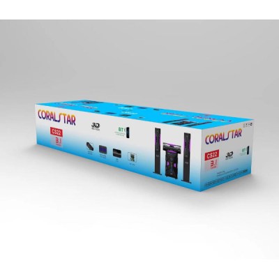 CORALSTAR SPEAKER WOOFER  3.1 CS22 / LONG BAFLE