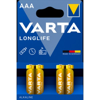 VARTA ALCALINE BATTERIE AAA LONGLIFE