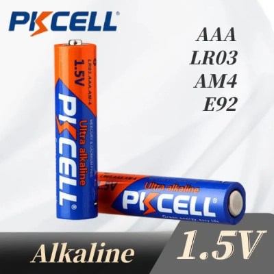 PKCELL ULTRA ALCALINE BATTERIE AAA LR03 1.5V