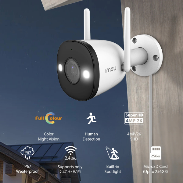 Imou Bullet 2E 4MP IPC-F42FP