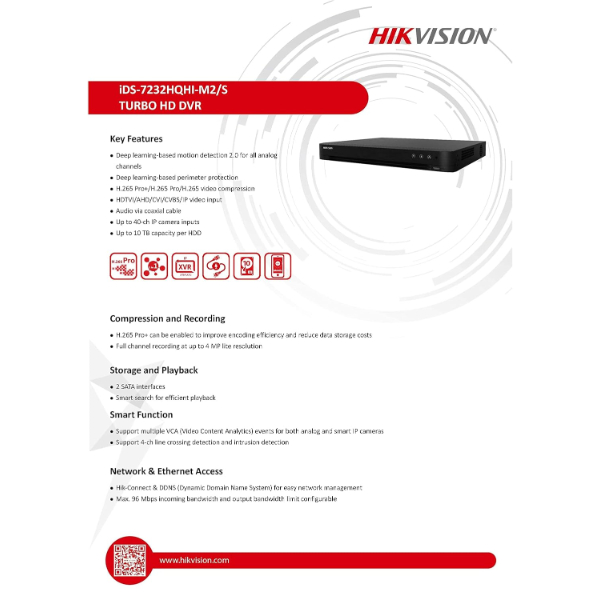 HIKVISION iDS-7232HQHI-M2/S
