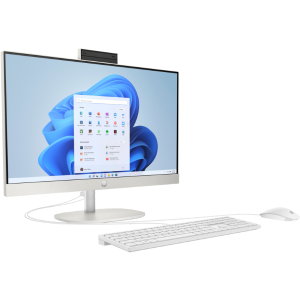 HP All-in-One 24-cr0009l PC - Intel(R) Core(TM) i7-1355U - 16Gb - 512Gb 24" Full HD Blanc