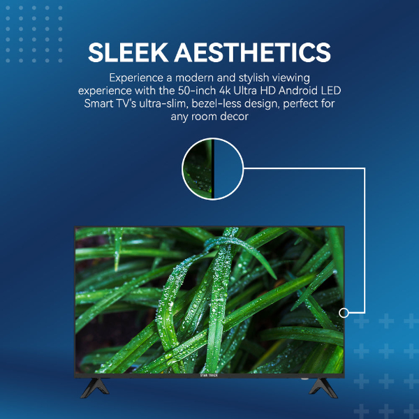 Téléviseur Star Track Smart TV 4K 50" ST-50K-AZ2200-SMART